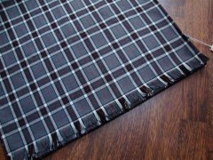 sciarpa tartan grigia